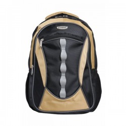 Aqsa ALB60 Stylish Laptop Bag (Khakee and Black)